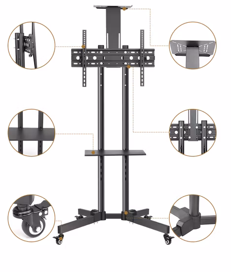 65" LCD Display Stand-Alone Digital Signage Full HD Screen LCD Display LCD Advertise Machine with Remote Control and Dual System